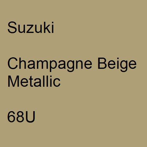 Suzuki, Champagne Beige Metallic, 68U.